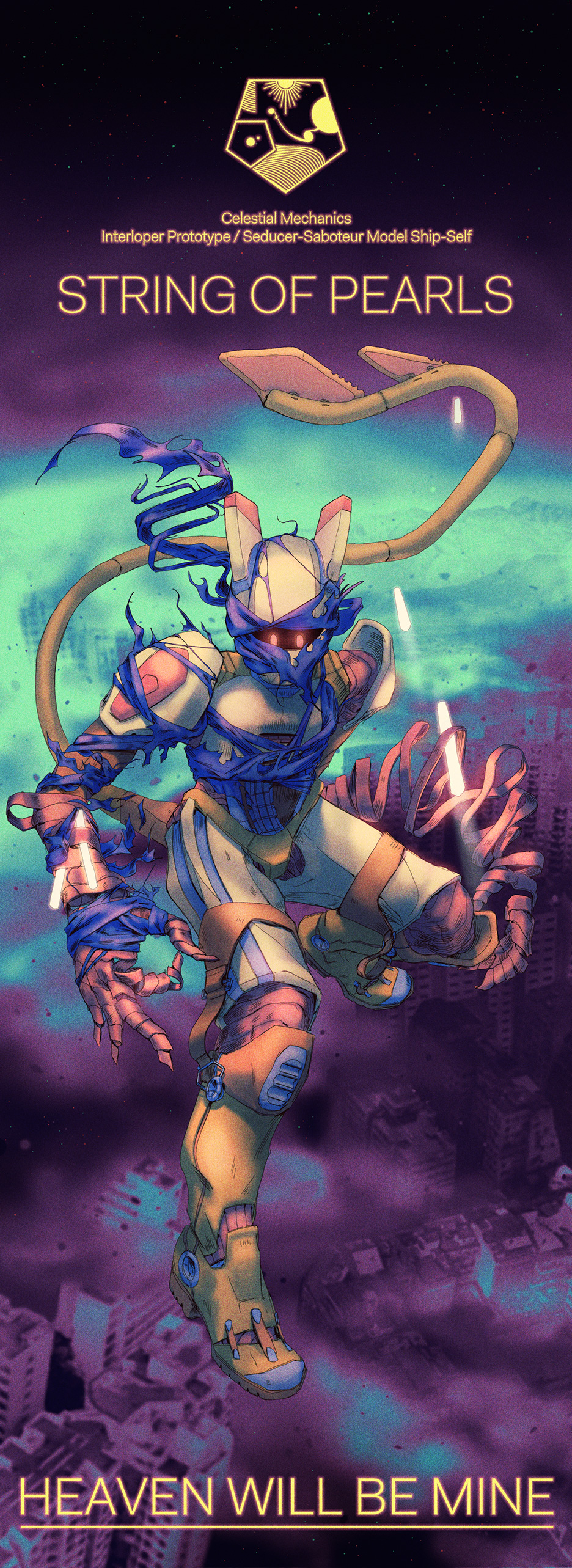 saturn's string of pearls