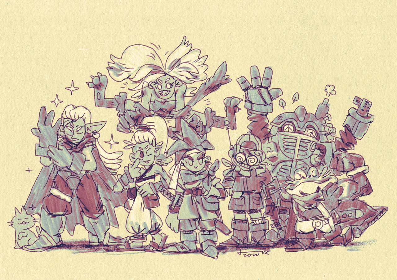 the cast of chrono trigger, 2019