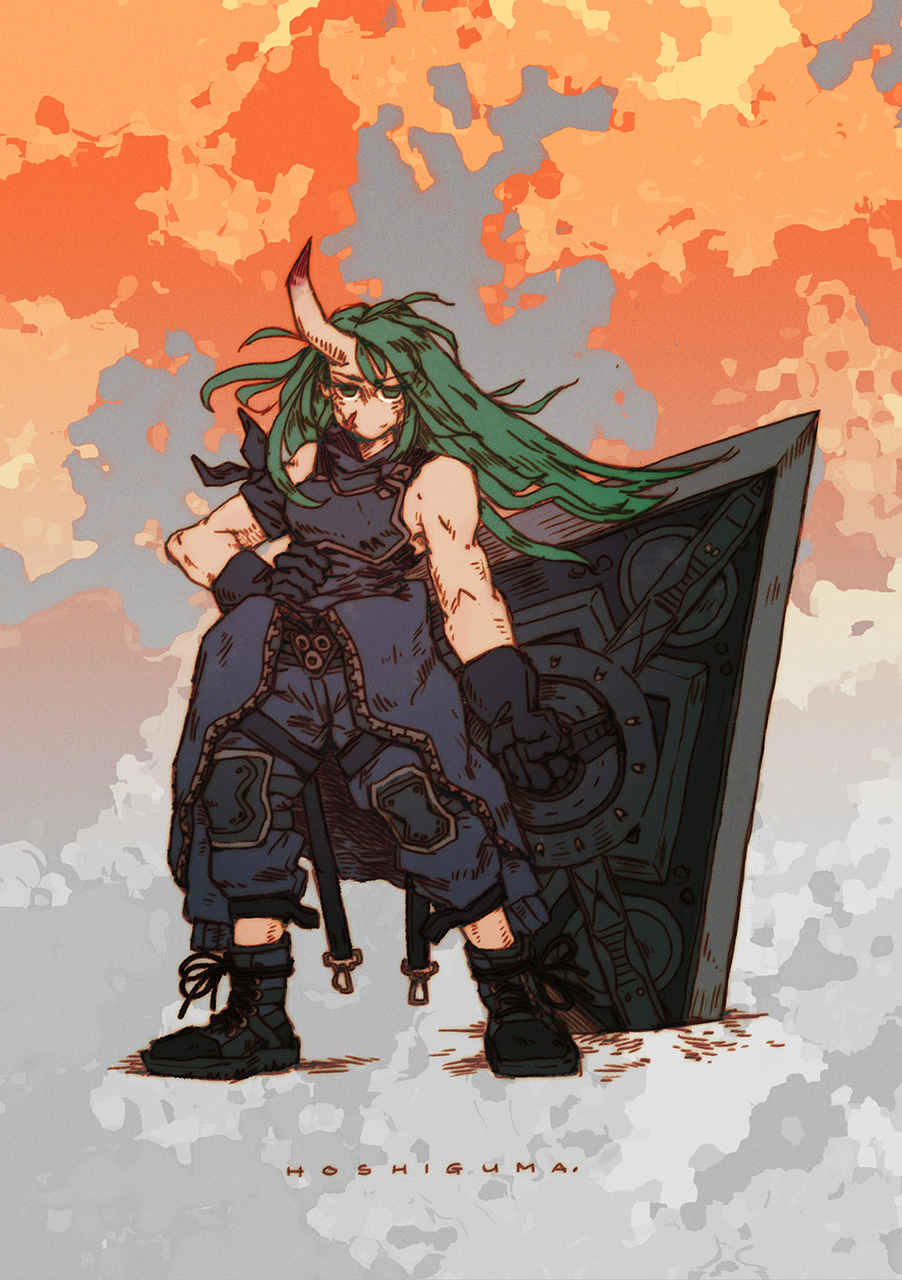 hoshiguma from arknights, 2020